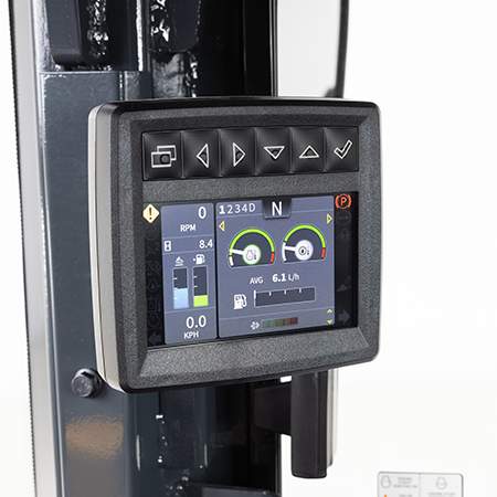 127mm (5 in.) liquid-crystal display(LCD) monitor