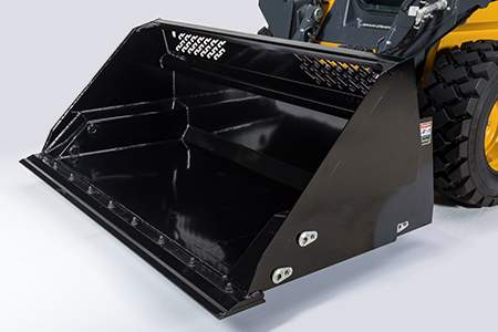 Bolt-on cutting edge on a RB84 Rollout Bucket 