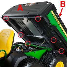 Additional tie-down points (TH shown)