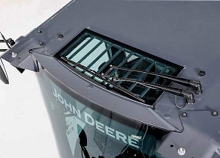 Window and wiper on the roof of the 326 P