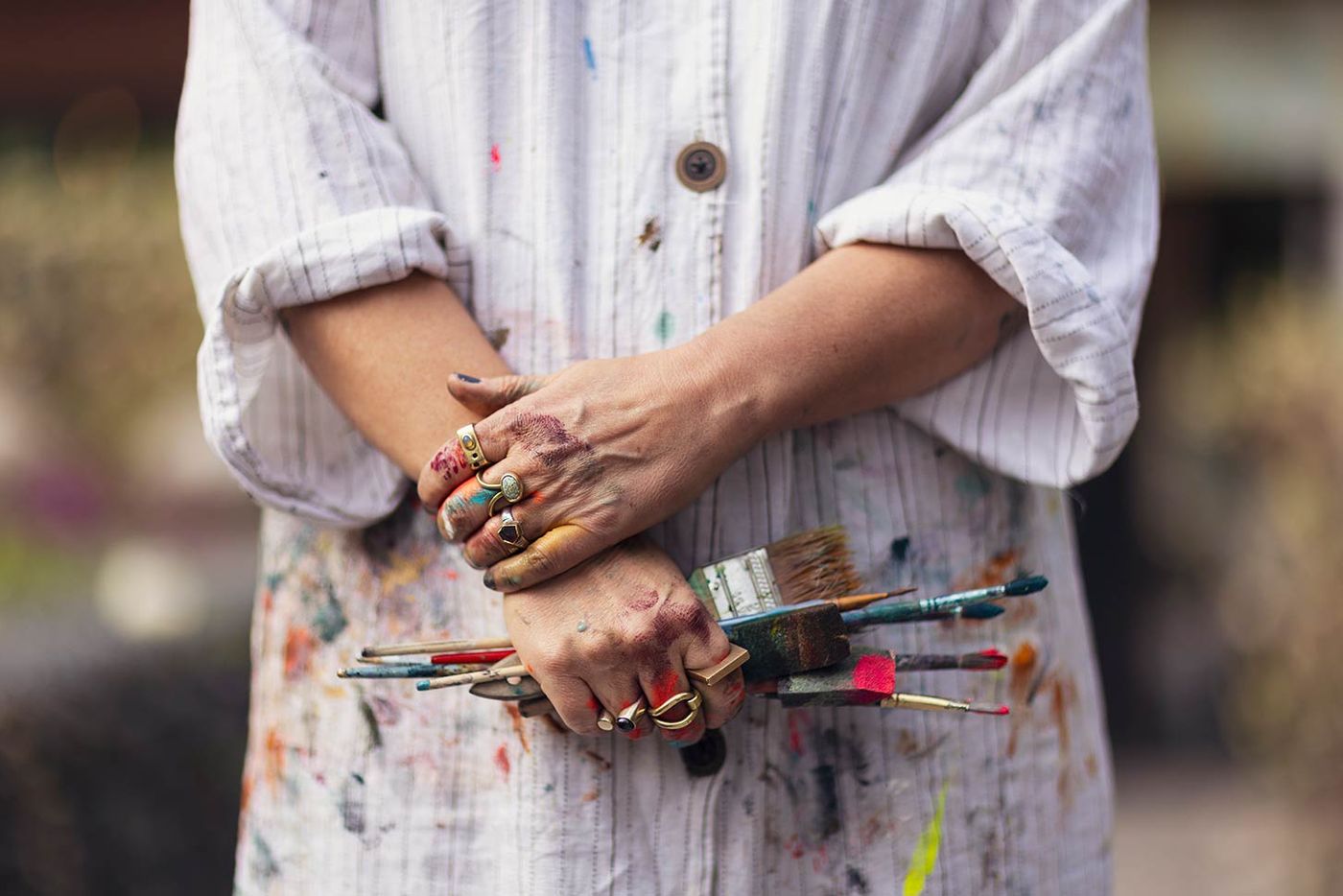 Real Time Live course, painting materials
