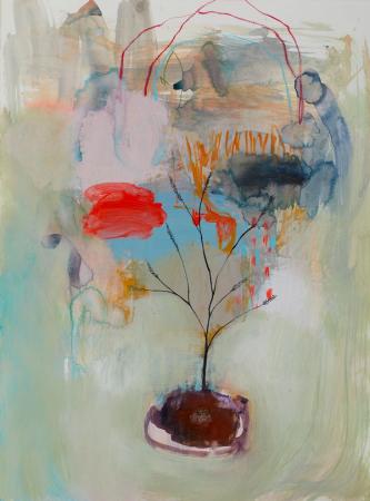 As Above So Below, 2024 painting by Flora Bowley