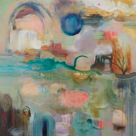 Onto Our Next Adventure, 2024 painting by Flora Bowley