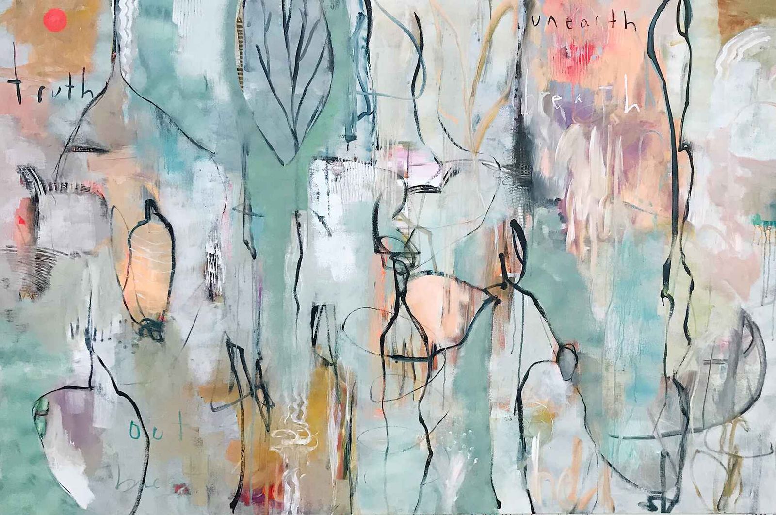 Flora Bowley original acrylic painting