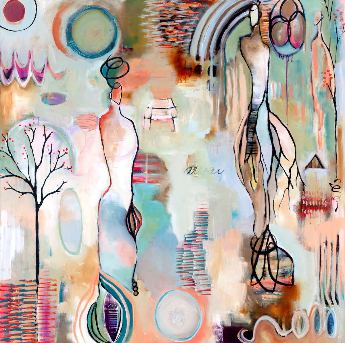 Flora Bowley — Infinite Connection painting