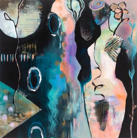 Inside Out, 2023 painting by Flora Bowley