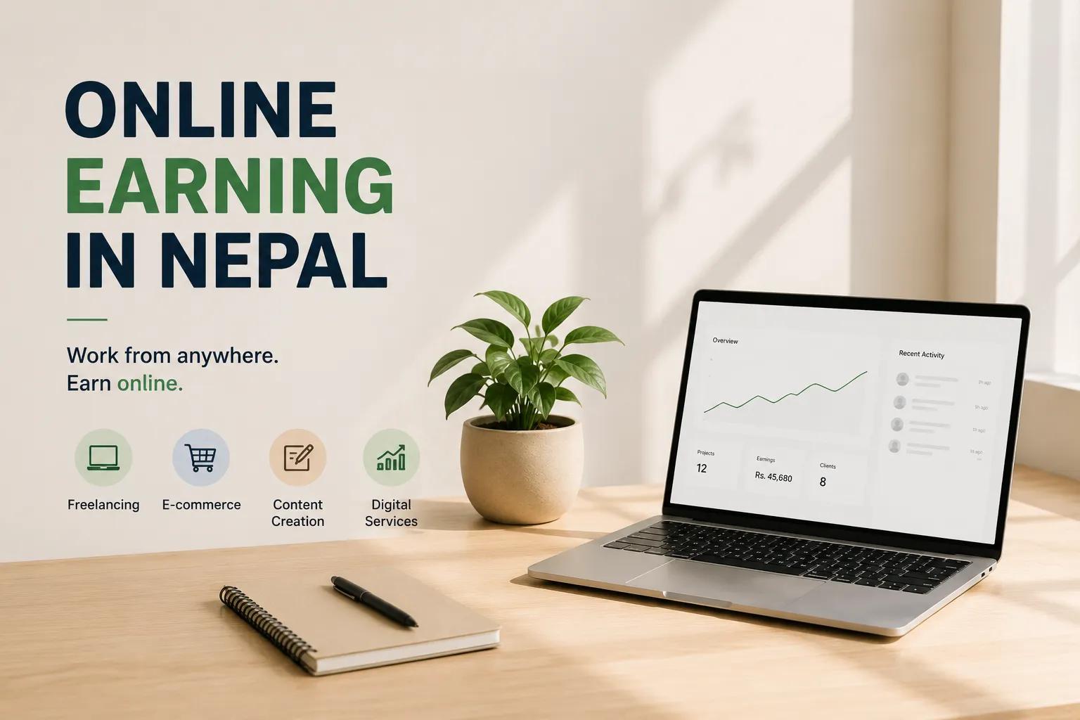 Online Earning in Nepal: A Realistic 2026 Guide
