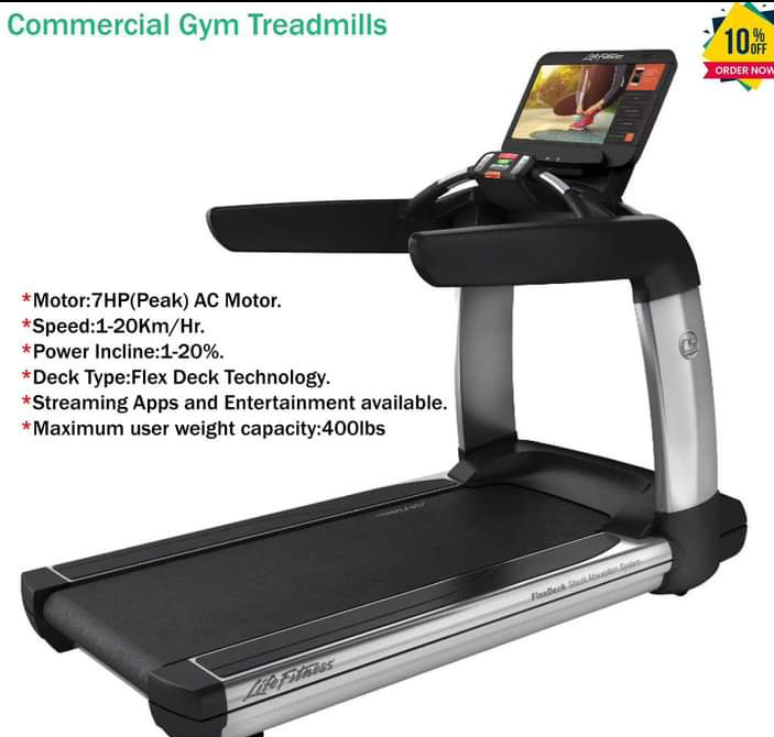 Commercial Life Fitness Treadmill 