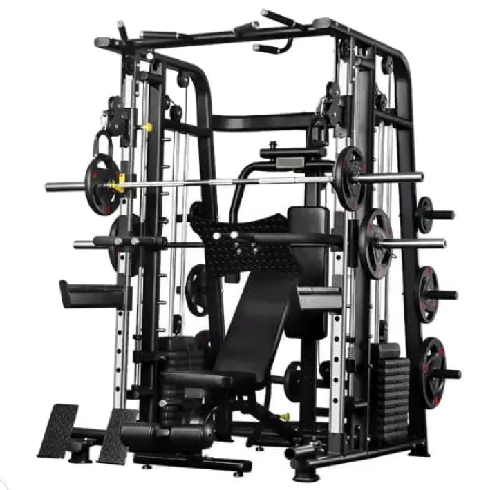 Smith machine with Dual cable adjustable 