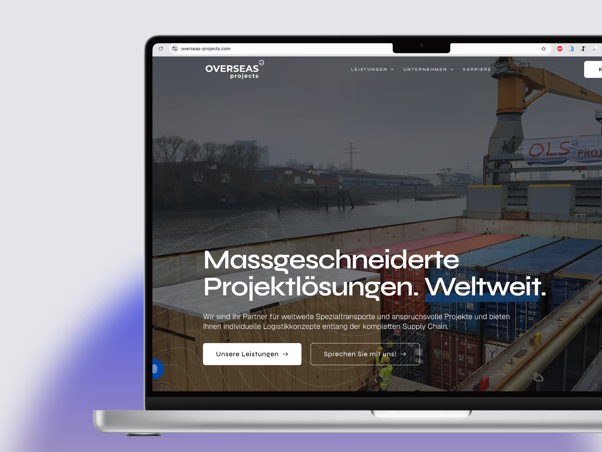 Projektansicht Overseas Projects