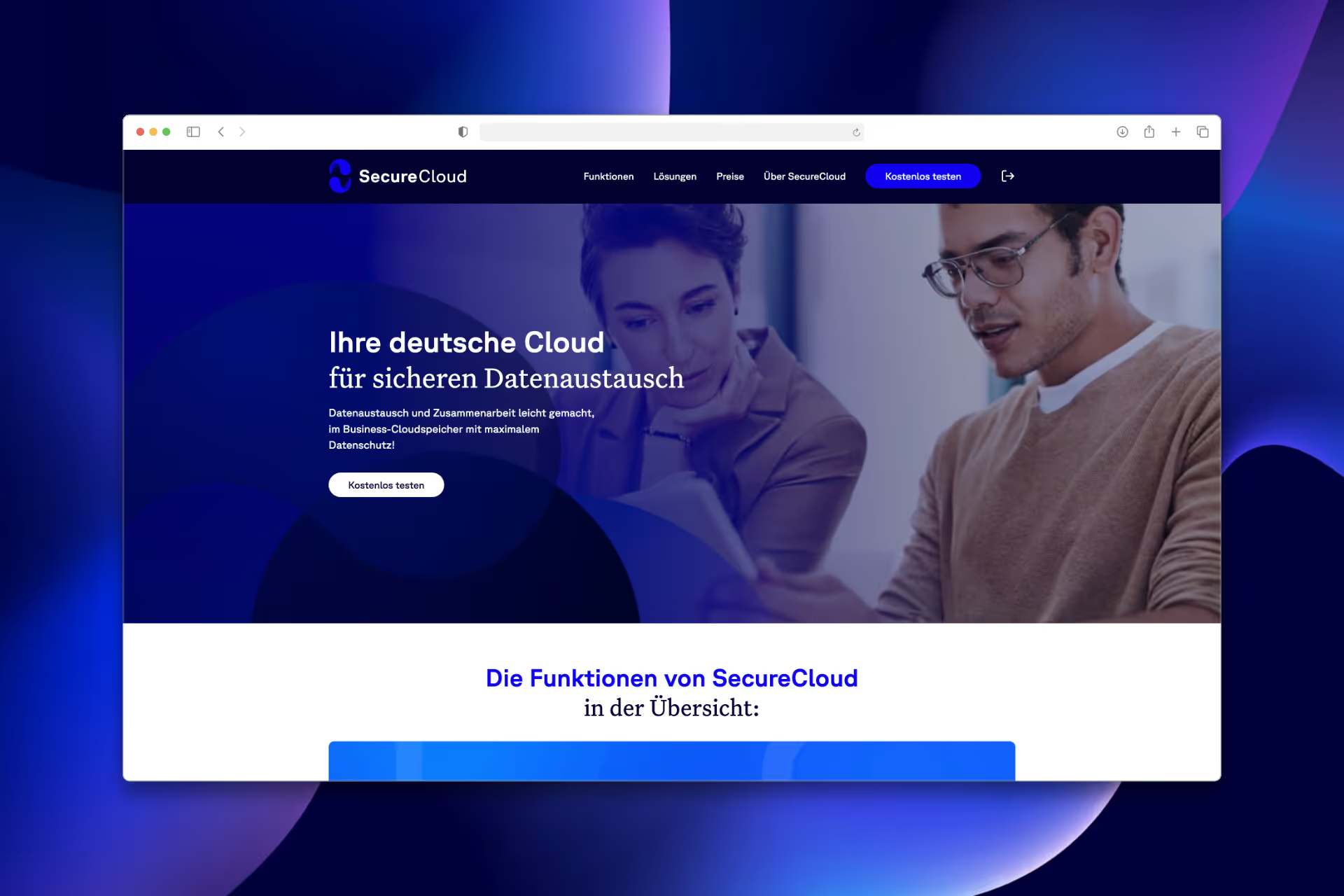 Projektansicht SecureCloud