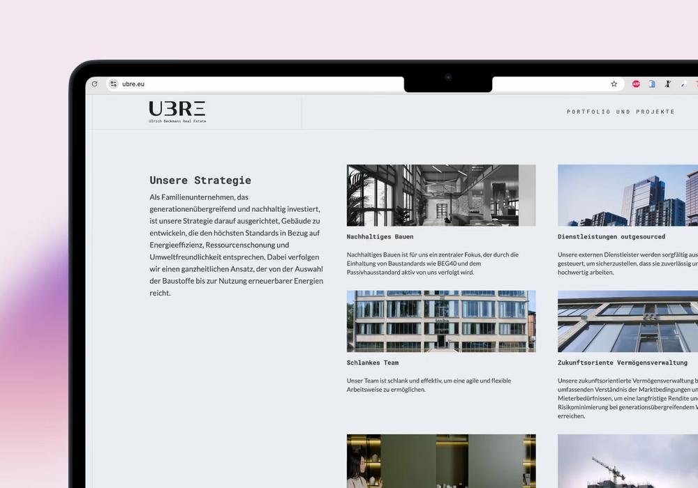 Projektansicht UBRE