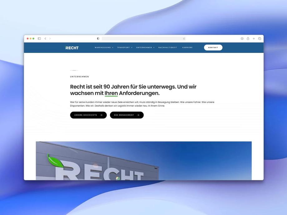 Projektansicht Recht Logistik