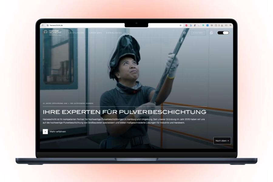 Website von Hanseschicht