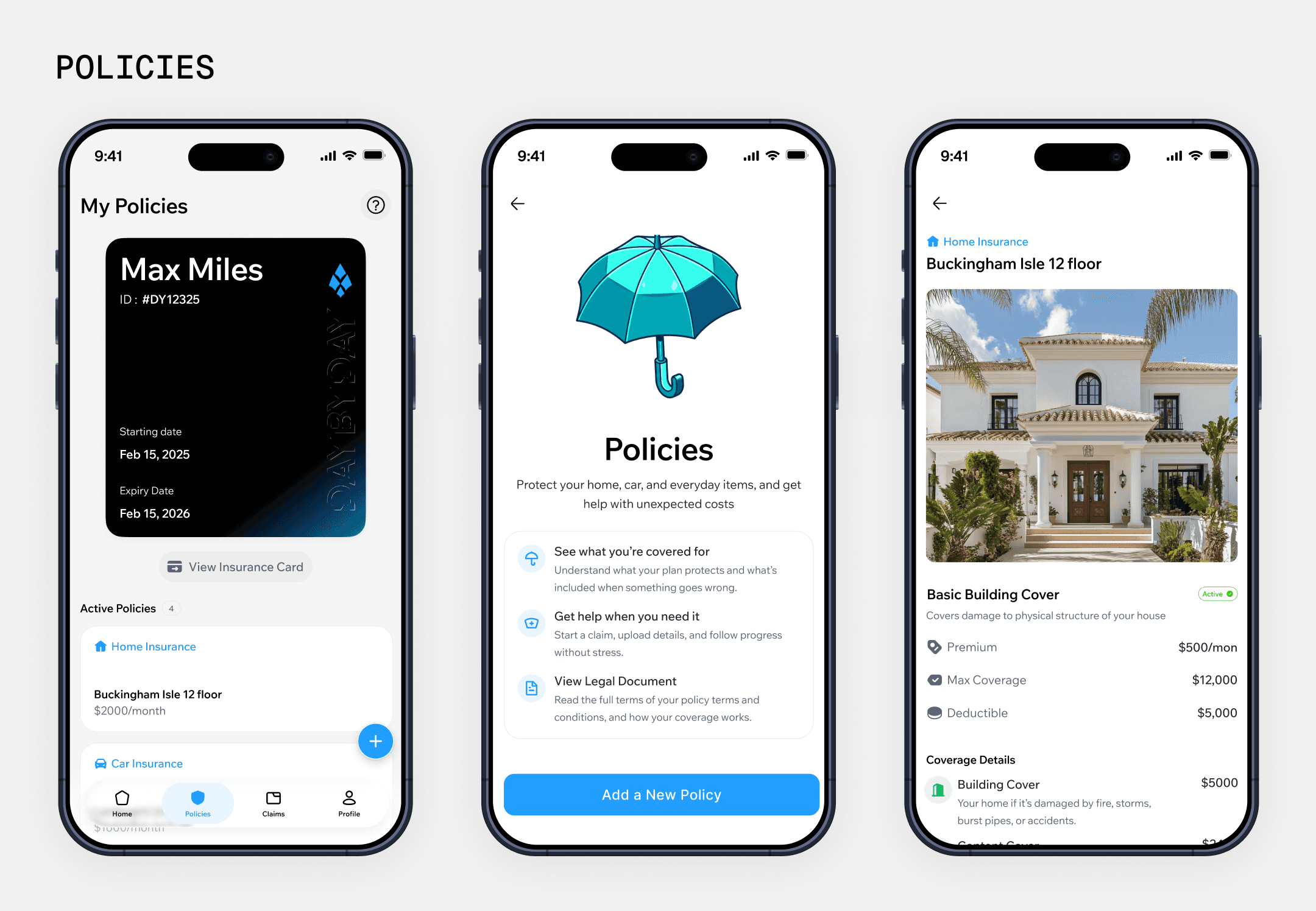 DaybyDay Insurance design
