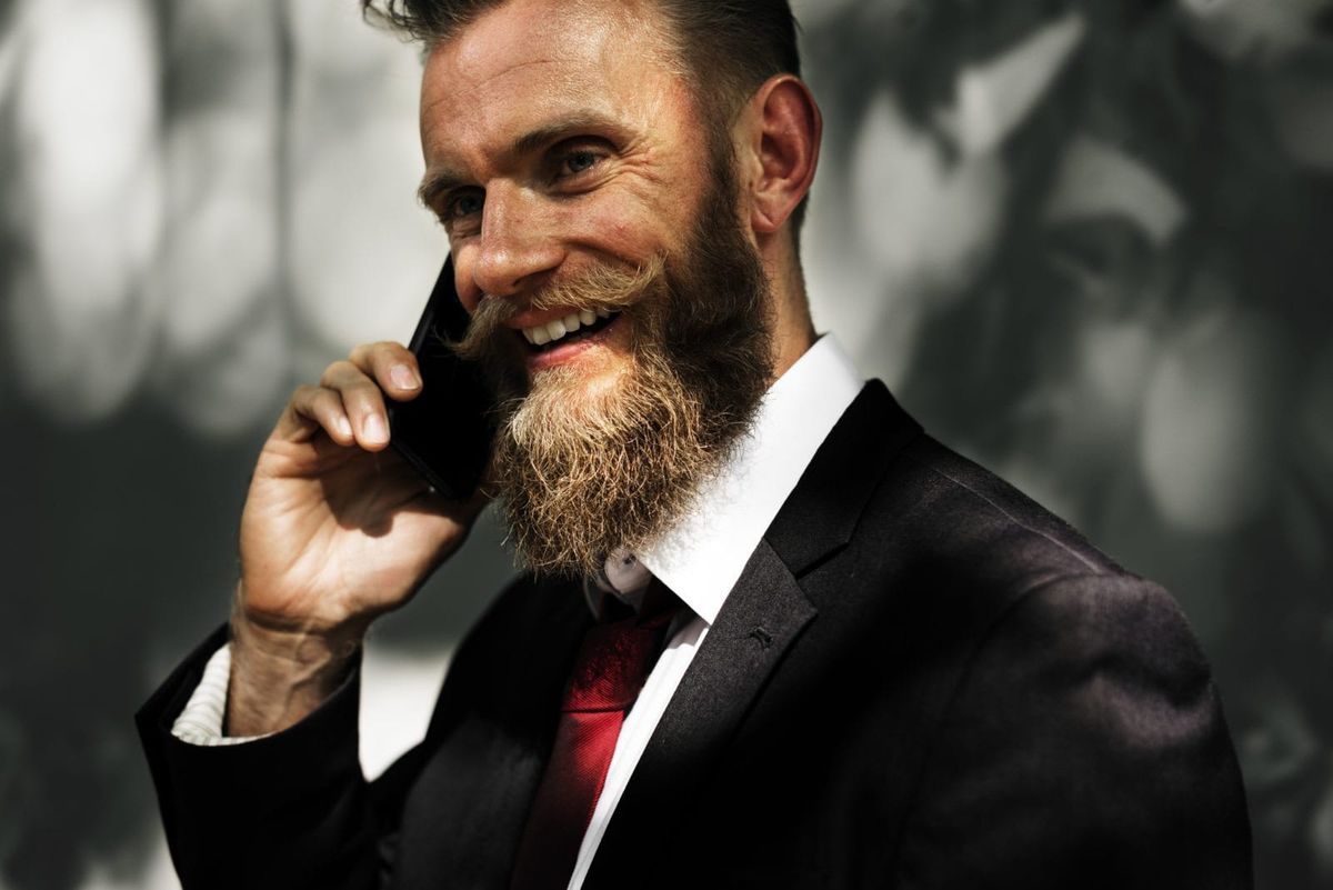 Investor - man on phone