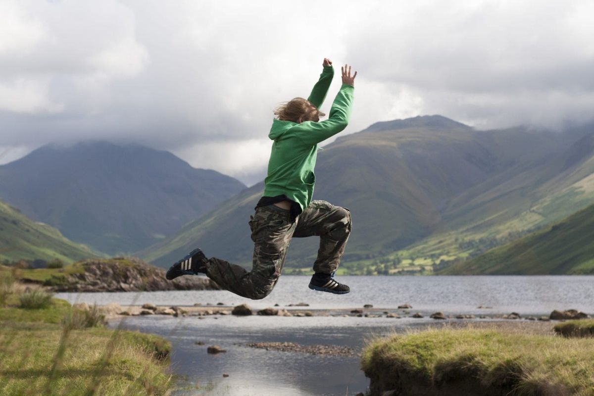 Man jumping