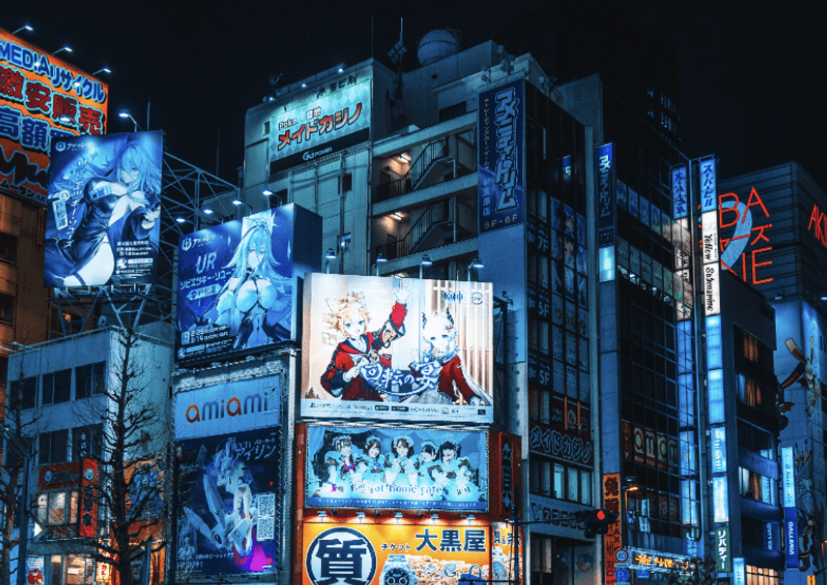 Japanese stock markets pic