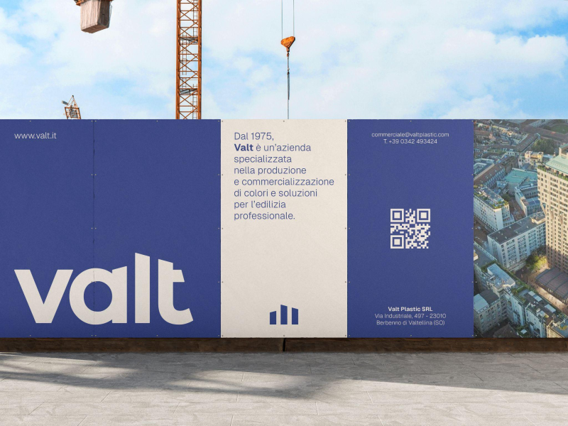 Construction site branding
