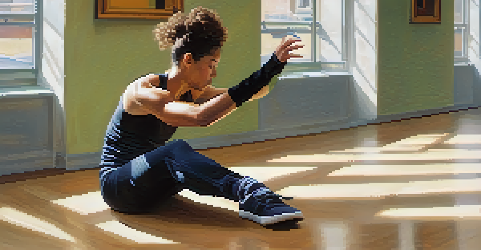 A person demonstrating the wrist escape technique in a brightly lit room, showcasing agility in self-defense.