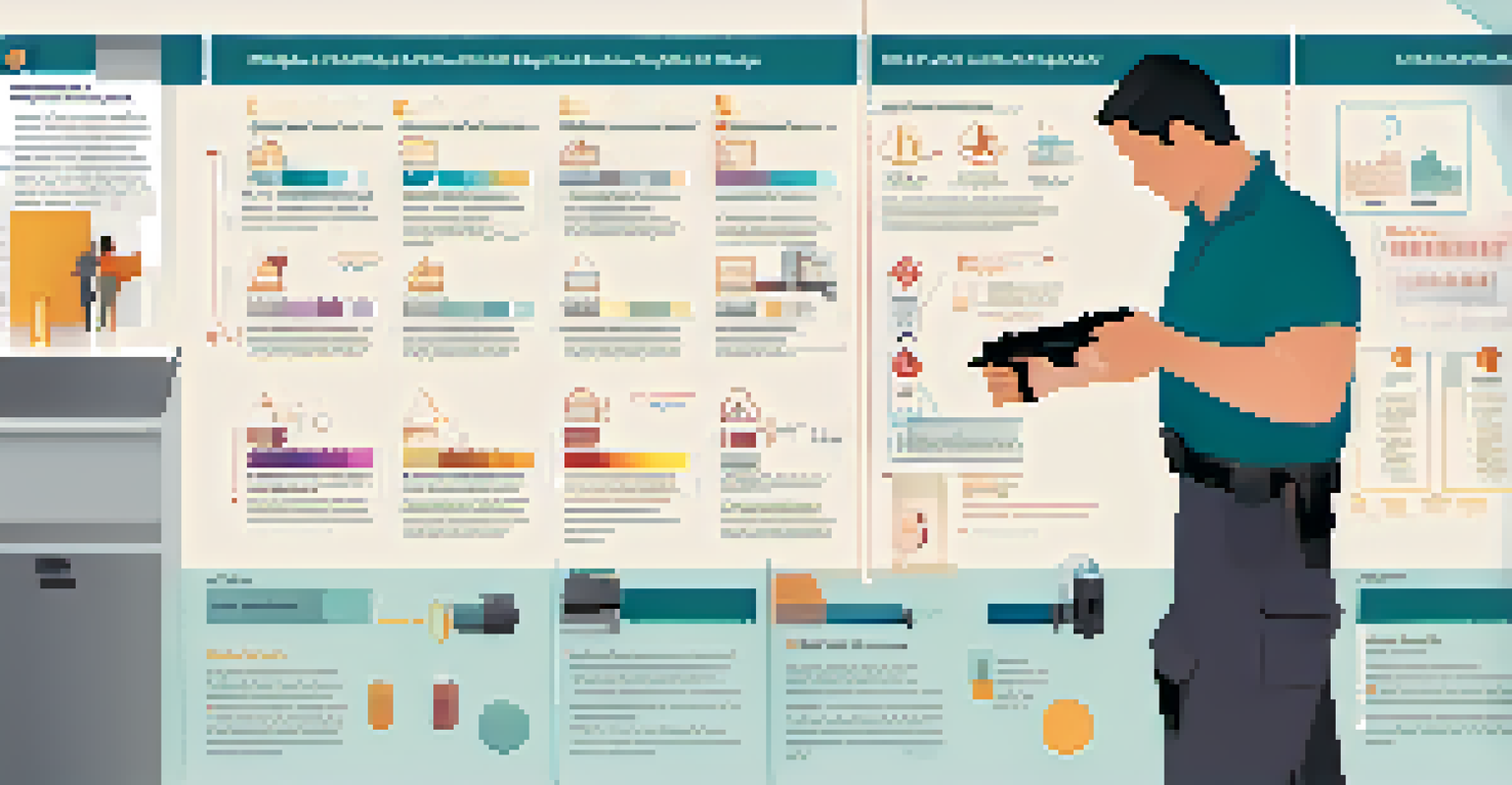 An infographic illustrating the correct usage of pepper spray with labeled diagrams.
