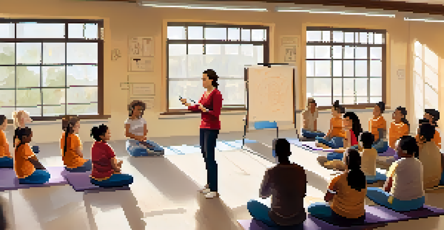 An educational workshop on self-defense strategies with engaged participants.