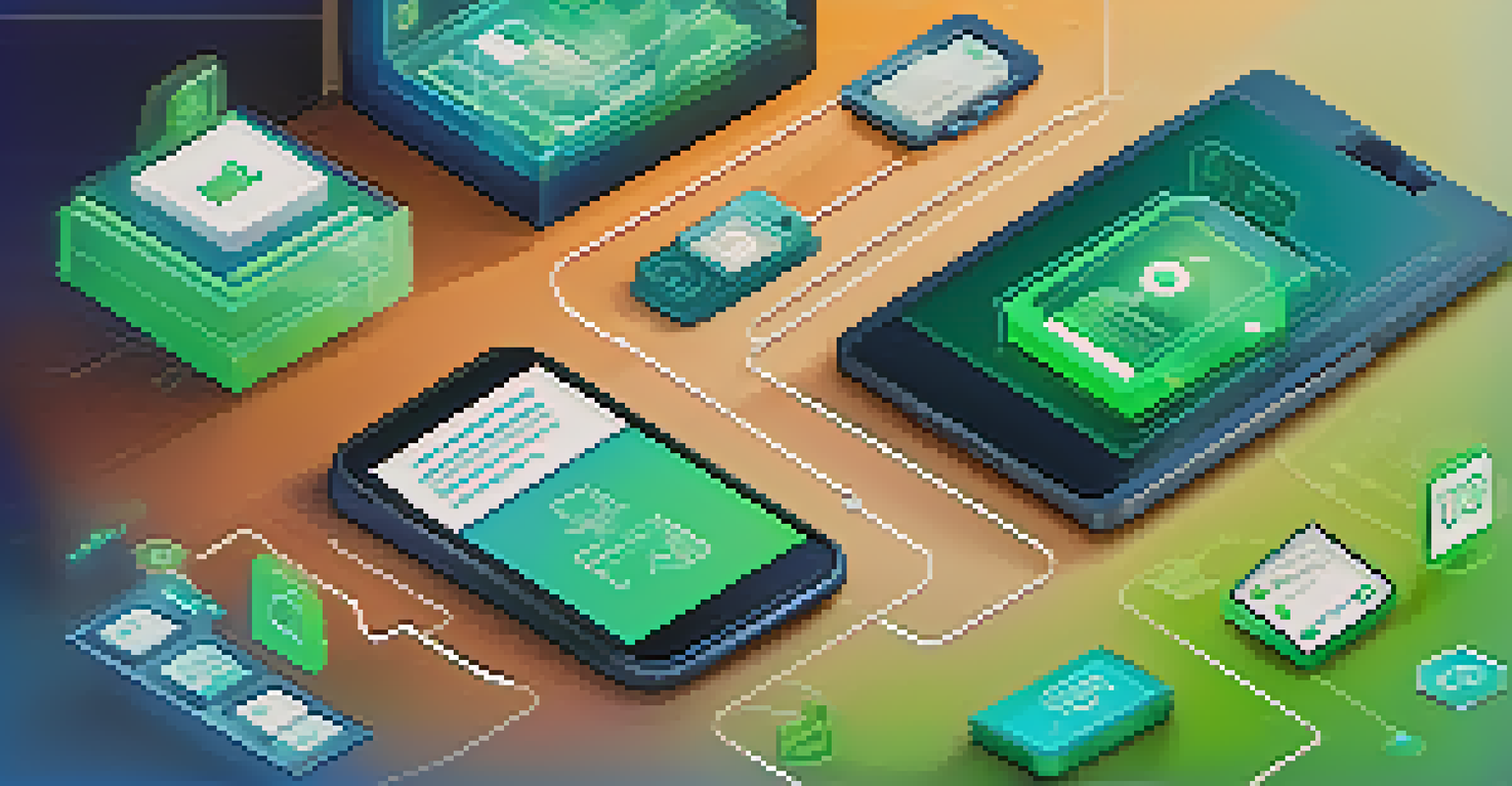 A digital interface showcasing different Two-Factor Authentication methods like SMS codes, authentication apps, and biometric scans against a modern gradient background.