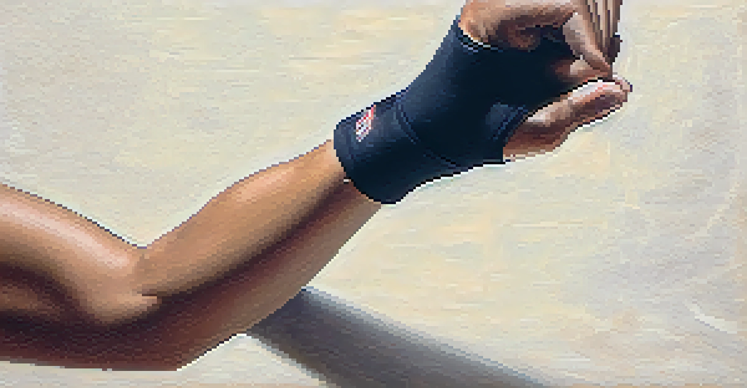 A close-up of a woman's hand in a striking position during a self-defense class, emphasizing strength and confidence.