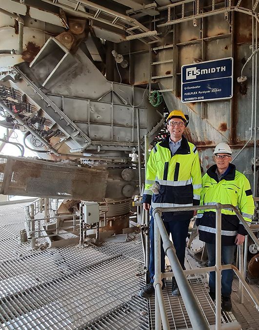 FuelFlex pyrolyzer at Mannok cement plant