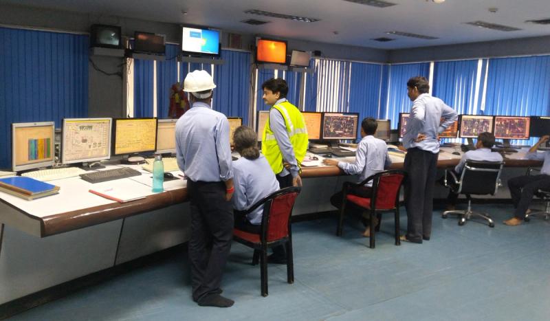 Mangalam Cement, control room