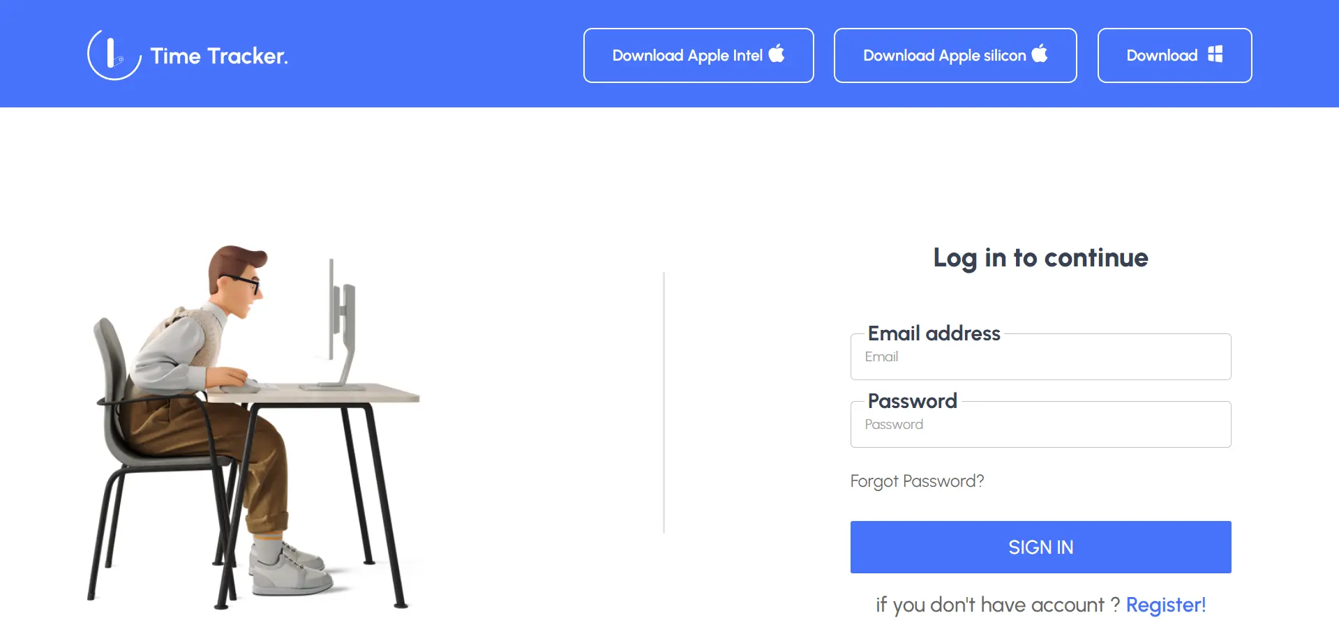 Time Tracker Front End