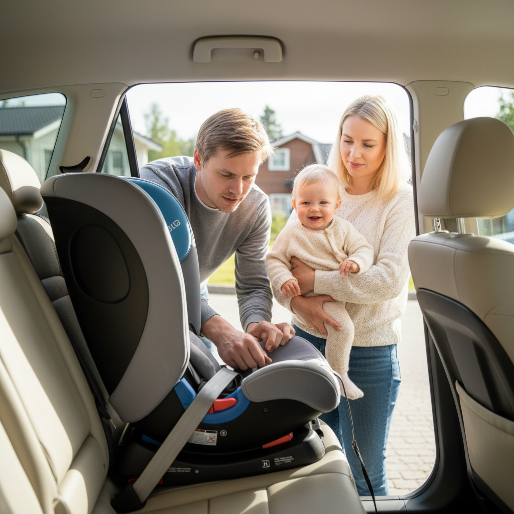 Näin kiinnität turvaistuimen oikein – opas vanhemmille