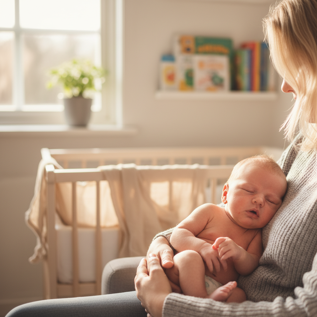 Yliväsyneen vauvan nukahtaminen – opas