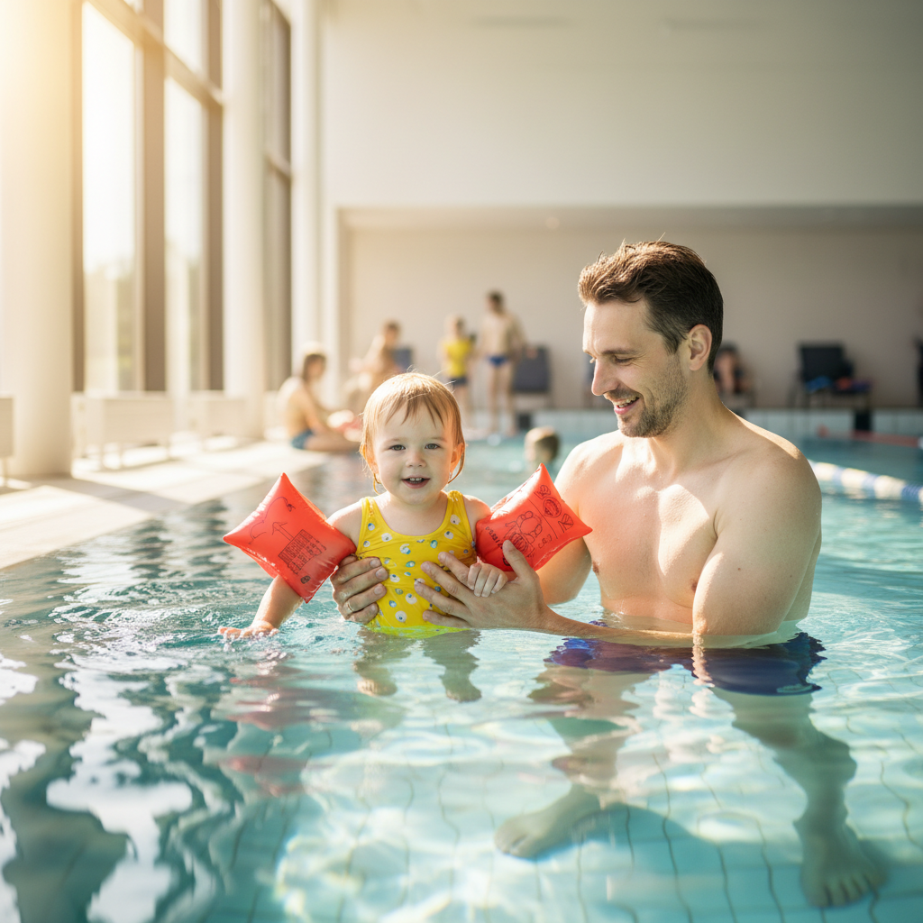 Miten opettaa lapsi uimaan – perusteet