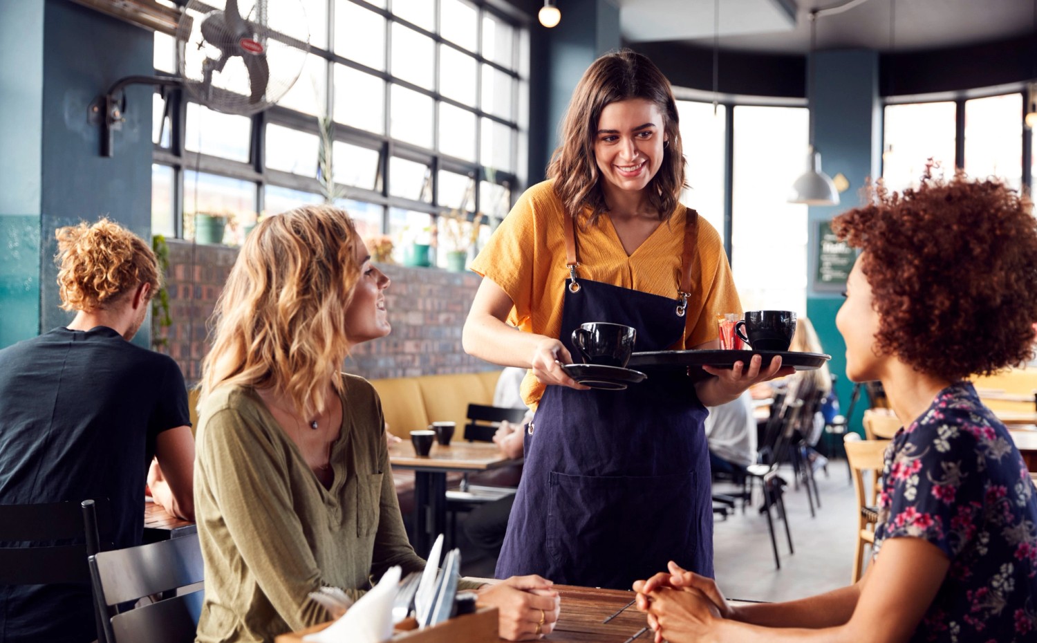 Student working in hospitality in Brisbane