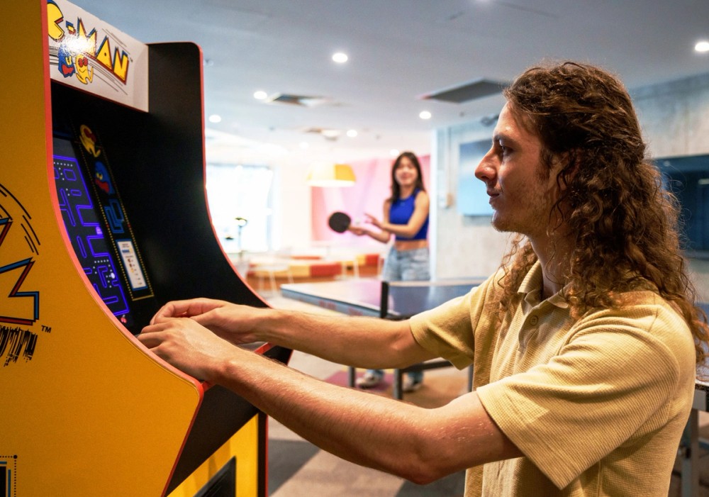 Services and facilities at Student One - Games area - Adelaide St