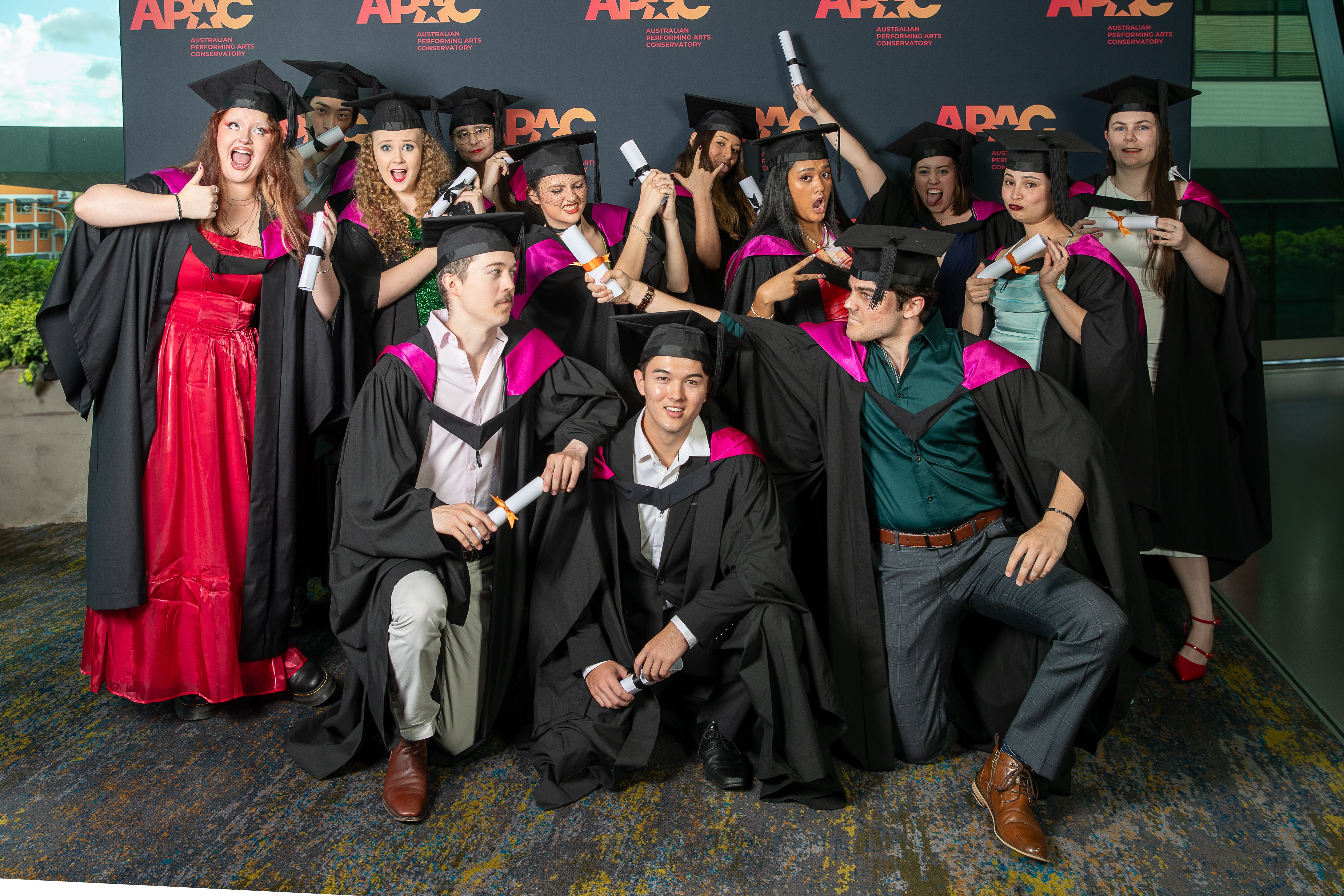 APAC graduating students