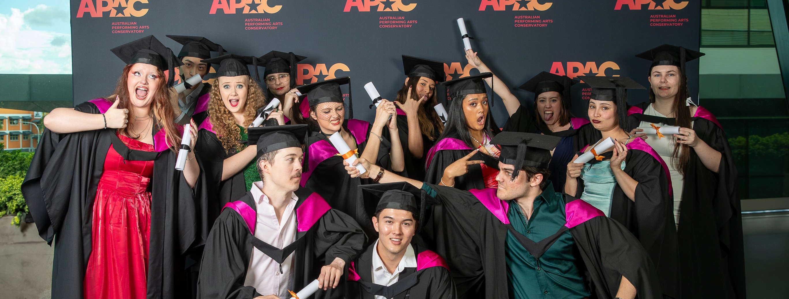 APAC graduating students