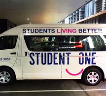 Services and facilities at Student One - Uni shuttle bus