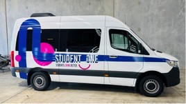 Student One Mercedes shuttle bus