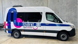 Student One Mercedes shuttle bus