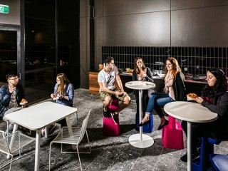 Services and facilities at Student One - BBQ area - Adelaide St