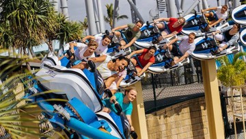 Student One Brisbane - Things to do on your uni holiday - Roller coaster