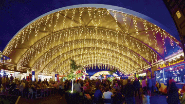 Student One Brisbane - Eat street lights