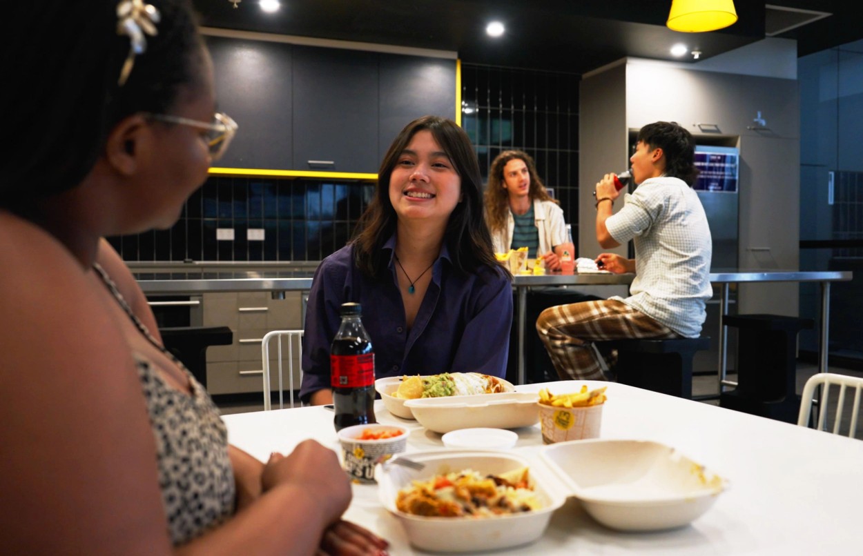 Services and facilities at Student One - Communal kitchen - Adelaide St
