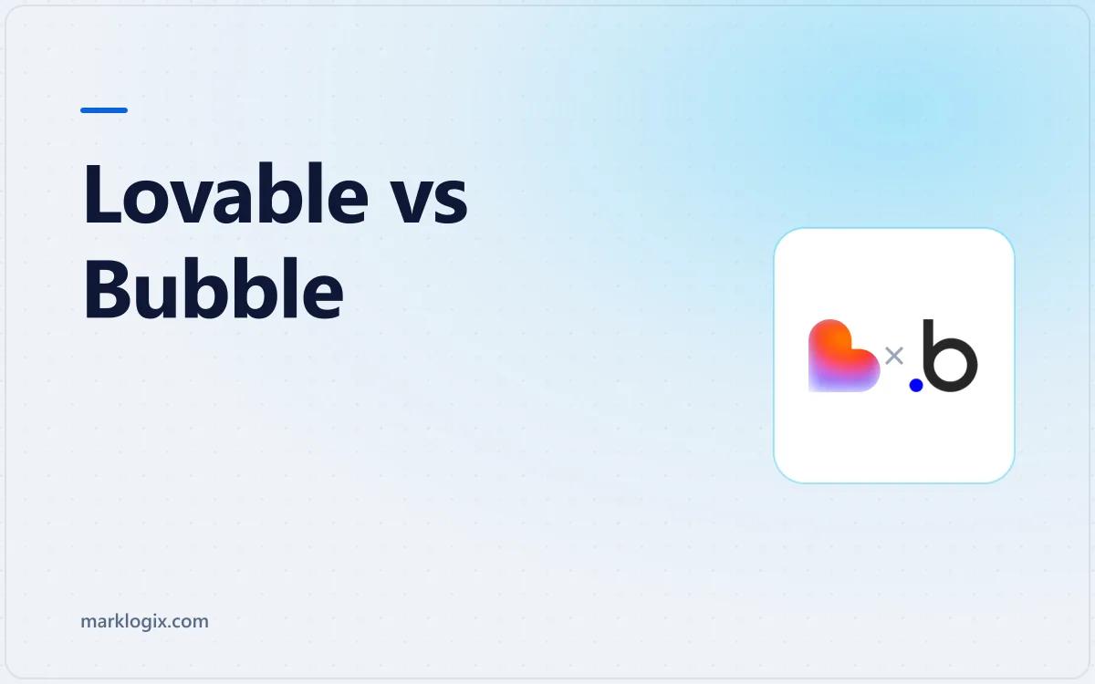 Lovable vs Bubble vs custom code comparison for a first web app build