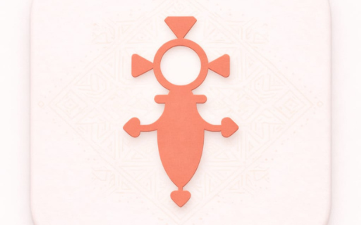 THAFATH app icon, a stylised Amazigh fibula symbol, on the app’s Google Play listing