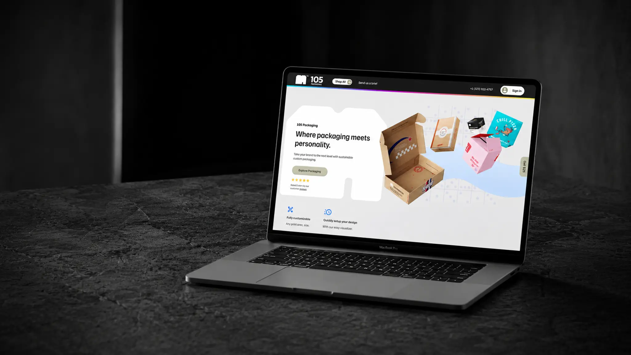 105 Packaging — Custom Sustainable Packaging Platform