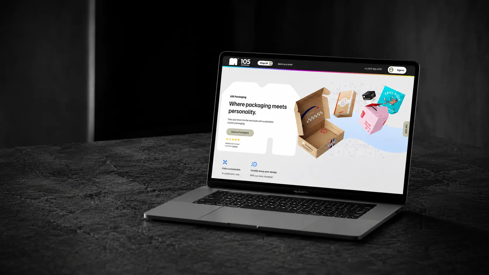 105 Packaging — Custom Sustainable Packaging Platform