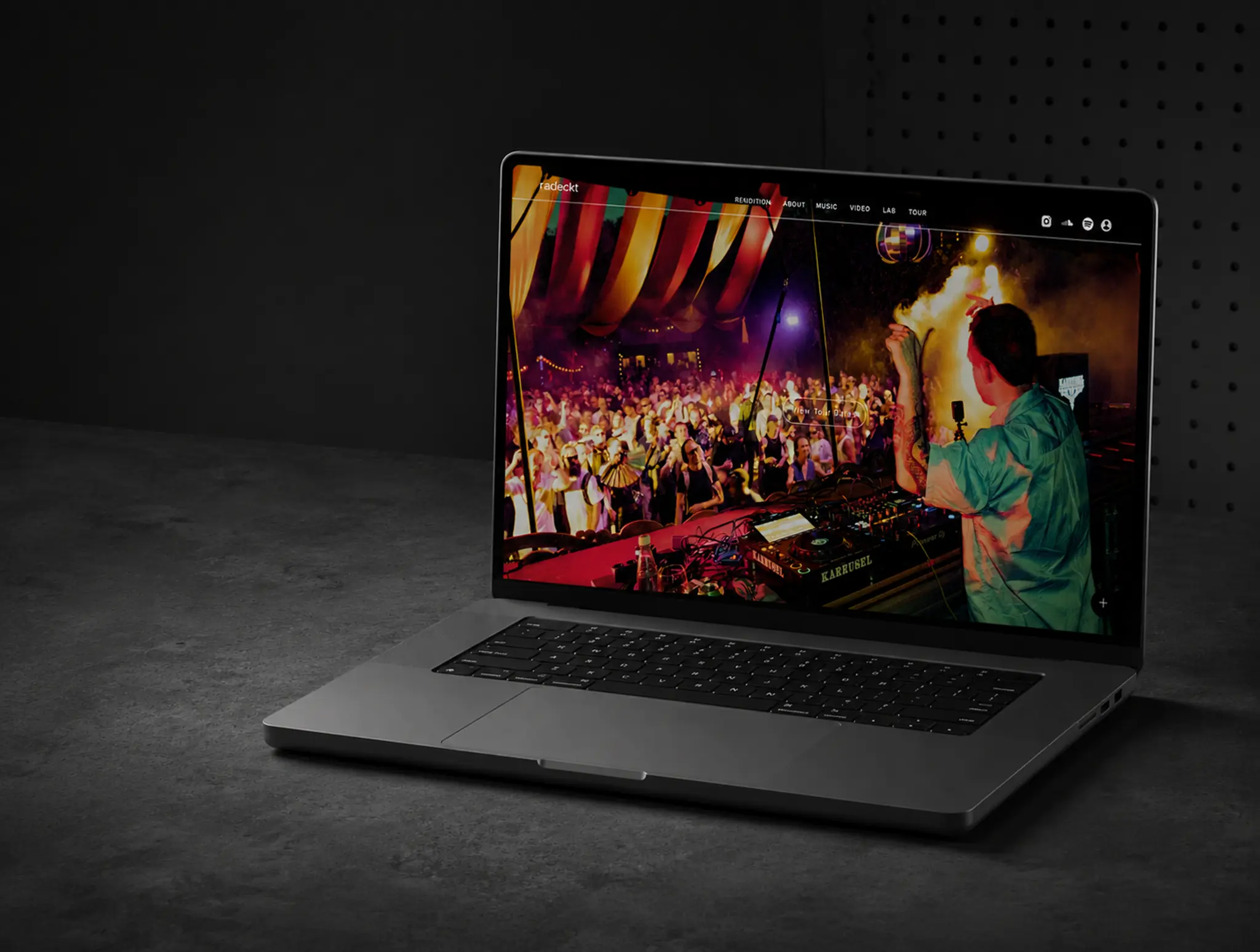 Radeckt and Lar Lar Land music artist Shopify builds project preview